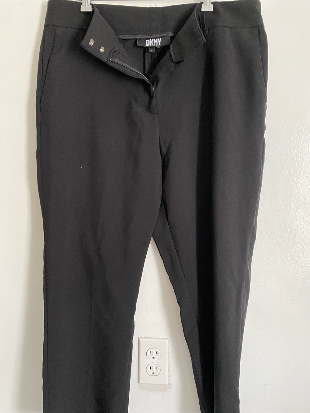 DKNladies  Slim Black Dress Trousers